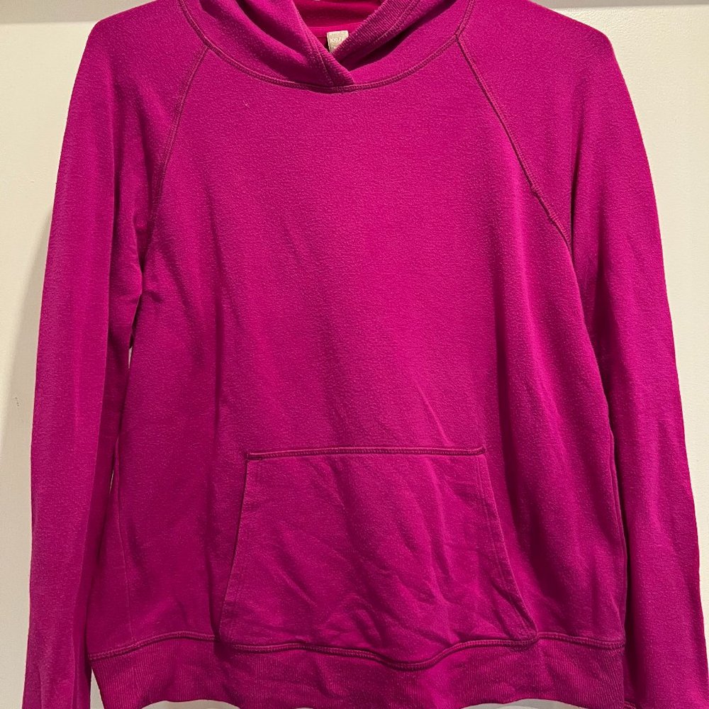 Athleta Girl Hot Pink Cross Back Hoodie